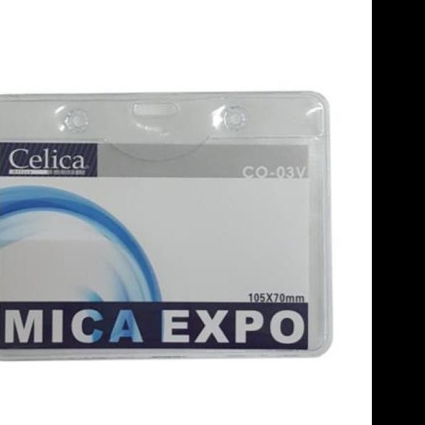 MICA PORTA GAFETE 105X70MM. MOD. CO-03V HORIZ. E.100 C.1000